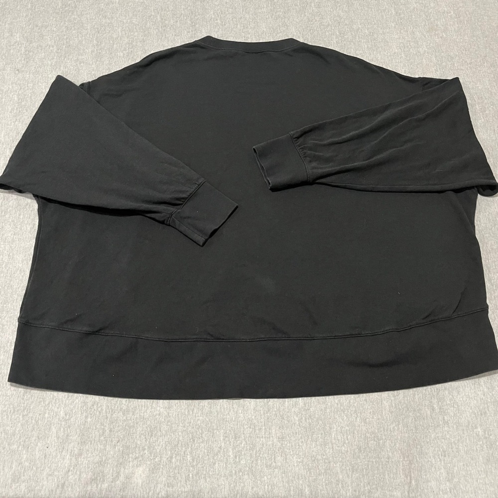 Nike Sportswear Essential Fleece Sweatshirt Black Oversized 3X CZ3373-010 Womens - Picture 8 of 8